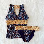 Anne cole NWOT  Floral Halter Tankini Bikini Set Photo 0