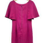 Trina Turk Madame Butterfly Cape Sleeve Shift Dress in Berry Pink size 2 Photo 7