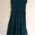 Jonathan Martin  12 Silk Forest Green Dress Photo 2