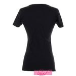 Nike Vacant Short Sleeve Deep V-Neck Slim Fit Black Logo Tee T-Shirt Top S Small Photo 2