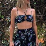 Revolve AFRM x Small Black Lora Short Spring Noir Floral NEW Photo 1