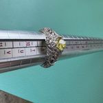 Fragrant Jewels  Yellow and Silver NWOT Ring Size 9 Photo 2