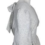 Antonio Melani x Nicola Bathie Silver Bubble Hem Dress NWT Size 10 Photo 3