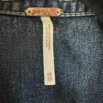 Free People Throwback Denim Jean Hoodie Jacket Sweatshirt Grunge 90s XS Photo 13
