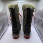 Sorel  Tofino Tall Herringbone Fur Winter Boots Women's Sz 8 NL2190-231 EUC Photo 3