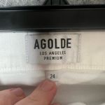 AGOLDE  Woman Size 24 Sophie high-rise White Distressed Denim skinny‎ jeans Photo 1