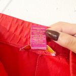 Catherine Malandrino Catharine malandrino spell out orange red jogger drawstring sweatpants flawed Photo 12