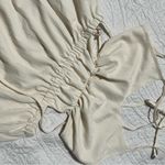 Tan/Cream Cutout Maxi Dress Tan Size L Photo 3