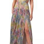 Liv Foster Printed Cutout Pleat Front Dress, Size 10 New w/Tag Retail $295 Photo 5