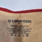 It's Now Cool Crochet Tie Bikini Bottom in Nirvana Red Size M Photo 5