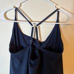 Abercrombie & Fitch  Navy Blue Cami Dress Large Tall‎ Adjustable Straps Mini Photo 6