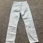 AGOLDE 90s Pant Jeans Womens Size 25 Denim White High Rise Waist Button Fly Photo 5