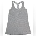 Lululemon  Women’s Cool Racerback II Hype‎ Stripe Black White Size 8 Photo 6