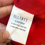 Elliatt Revolve  Red Felice High Neck Midi Dress Size Small Photo 6
