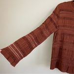 ByTimo Rust Brown Ruffle Lace Long Sleeves Western Photo 3