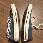 Converse  Size 6 Blue Low Top All Star Sneakers Shoes Photo 3