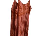 Urban Outfitters Jamie Babydoll Orange Terracotta Embroidered mini dress Photo 10