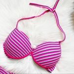 Chevron Pink Brazilian Halter Bikini Set Size M Size M Photo 2