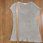 Bryn Walker Loose Knit Sleeveless Tunic Sweater Cotton Linen Lagenlook Beach Photo 4