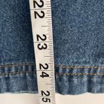 New Direction Vintage 90s Size M Floral Embroidered Denim Artsy Shacket Shirt Photo 6