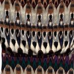 Badgley Mischka NEW  3/4 SLEEVE WIDE NECK PRINT DRESS Photo 3