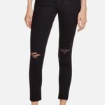 MOTHER LOOKER ANKLE FRAY GUILTY AS SIN BLACK DISTRESSED STRETCH JEANS PANTS 26 Photo 5