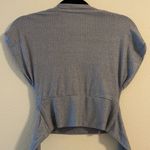 ZARA  Silver Crop top Photo 2