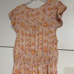 Lucky Brand YELLOW PINK FLORAL FELICE HI LOW MIDI DRESS XL Photo 6