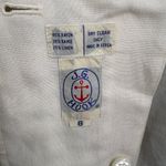 Vintage J.G. Hook Women’s Cream Linen Blend Blazer Jacket Summer Size 8 White Photo 6