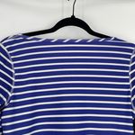 Cabana Life Women's Blue‎ & White Striped 3/4 Sleeve Pocket Shift Dress Size M Size M Photo 7