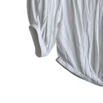 Elan Boutique Women CropTop M White Scoop Neck Short Sleeve Gauzey Beachy Resort NEW Photo 8