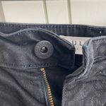 Bullhead Women’s Black Denim Cuffed Low Rise Shorts Photo 2