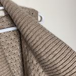 Ann Taylor Loft tan chunky knit shawl vest size S Photo 72