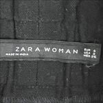 ZARA  Boho Embroidered Black Tie Waist Skort Skirt Shorts Size Small Photo 5