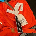 Trina Turk ππ Bijou Solids V-Plunge Plus One Piece Swimsuit Poppy Coral 20W Photo 13