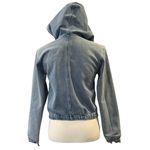 Frame Women's Denim Cropped Hoodie Size S Photo 1