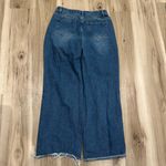 Cider  Wide Leg Distressed Raw Hem Jeans Women’s Medium Photo 2