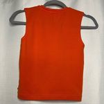 hB:Brats_01 Orange Vneck Crop Top Large Photo 1