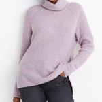 Madewell Mercer Turtleneck Sweater Coziest Yarn in Heather Wisteria Size Small Photo 0