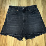 American eagle highest rise 90s boyfriend‎ shorts denim dark wash black size 2 Photo 0