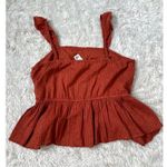 Planet Gold Cotton Crochet-trim Flutter-strap Tank Peplum Lace Whimsygoth Fairy Photo 3