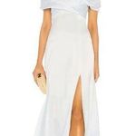 LPA / Revolve Shirred Cross Front Gown in Powder Blue Photo 3
