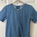 Noisy May  Blue Denim Smock Dress Drop Hem
Dress(Size Medium) Photo 4