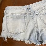 We The Free Light Wash distressed Frayed Jean Shorts size 28 Photo 5