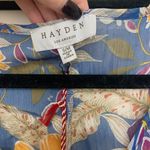 Hayden  blue floral sheer swim cover-up size S/M NWT Photo 9