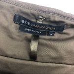 BCBGMAXAZRIA Halter Pleated Embellished Silk Blend Ruffle Dress Photo 6