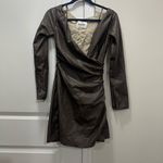 FLAWED Nanushka Brown Moha Dress Size Small $645 Photo 1