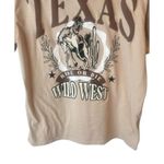 Charlotte Russe T-Shirt Women's S Beige Texas Rodeo Cowboy Tee Short Sleeve NEW Photo 3