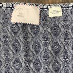 Anthropologie  Postmark Black/White Ikat Peplum Top Photo 1