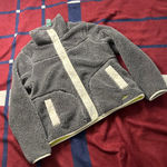 L.L.Bean Sherpa fleece jacket Lead grey warm cozy winter colorblock NWT Gray Size L Photo 0